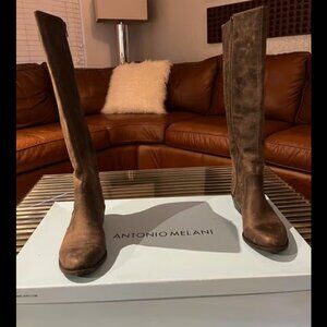 ANTONIO MELANI TALL LEATHER BOOTS
